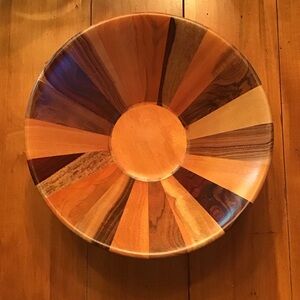 New Beautiful Multicolor Mahogany Wooden Decorative Basket